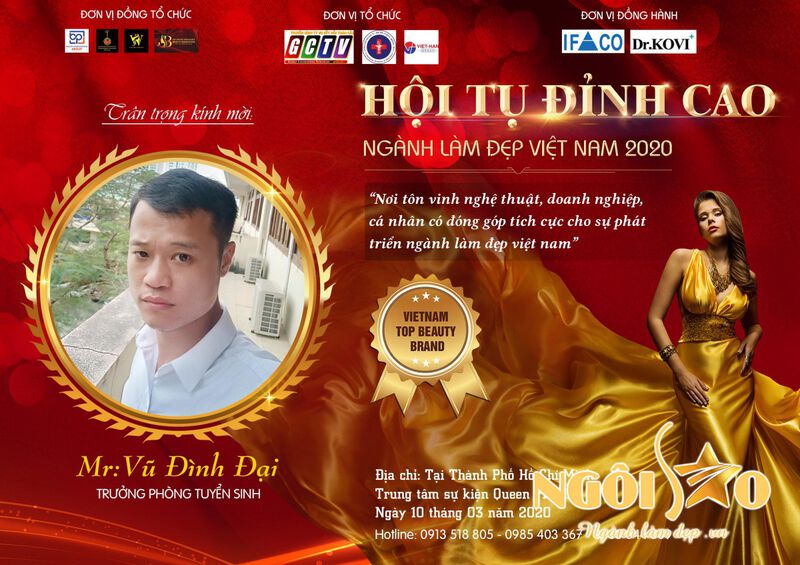 ​Mr Vũ Đình Đại – Nỗ lực vì thành công chung của Vietnam Top Beauty Brand 2020 3