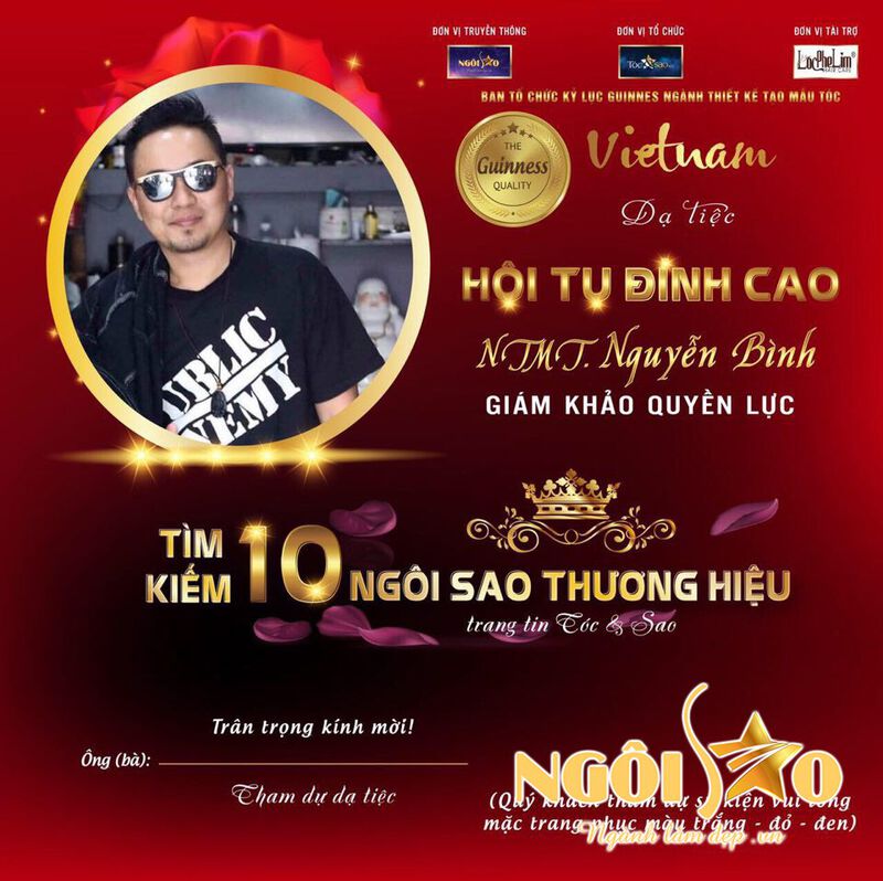 Giám khảo quyền lực Kỷ lục Guinness ngành tóc 2020 - NTMT Nguyễn Bình 7