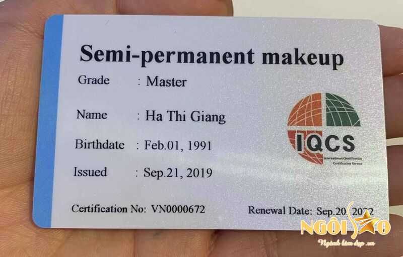 Master Hà Thị Giang trở lại đầy mạnh mẽ tại Festival Beauty Award 2019 sau khi vượt qua kỳ thi cấp chứng chỉ Master làm đẹp quốc tế ISO17024 4