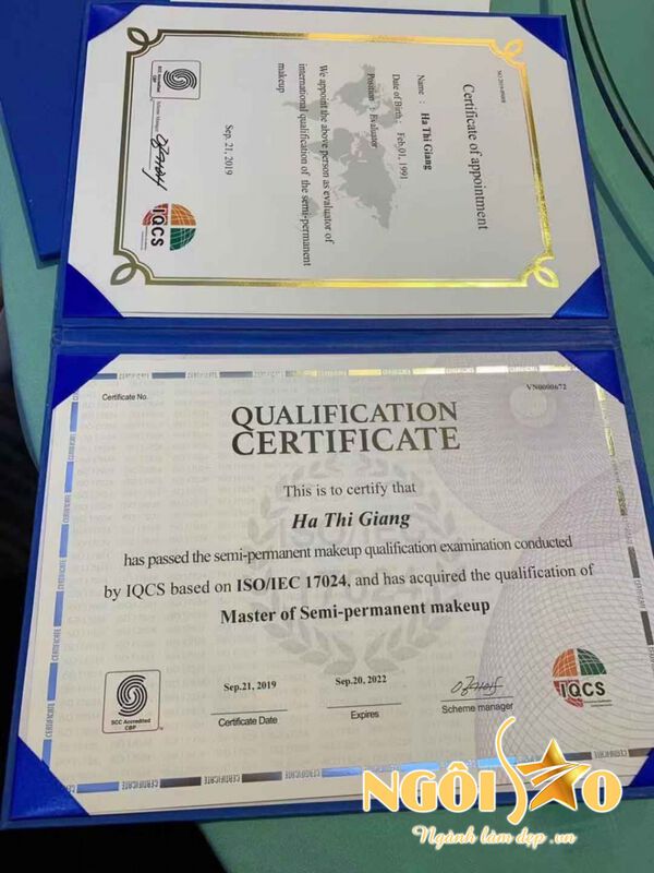 Master Hà Thị Giang trở lại đầy mạnh mẽ tại Festival Beauty Award 2019 sau khi vượt qua kỳ thi cấp chứng chỉ Master làm đẹp quốc tế ISO17024 3