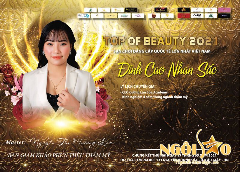 ​Master Phương Lan – Ban giám khảo quyền lực cuộc thi Top Of Beauty 2021 1