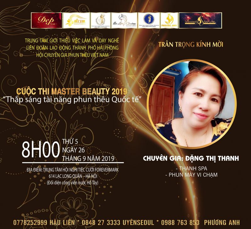 ​Chuyên gia Đặng Thị Thanh – Kinh nghiệm tạo nên lợi thế tại Master Beauty 2019 1
