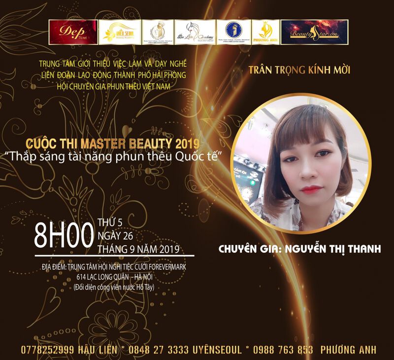 ​Chuyên gia Nguyễn Thị Thanh – Tài năng hứa hẹn tỏa sáng tạo Master Beauty 2019 1