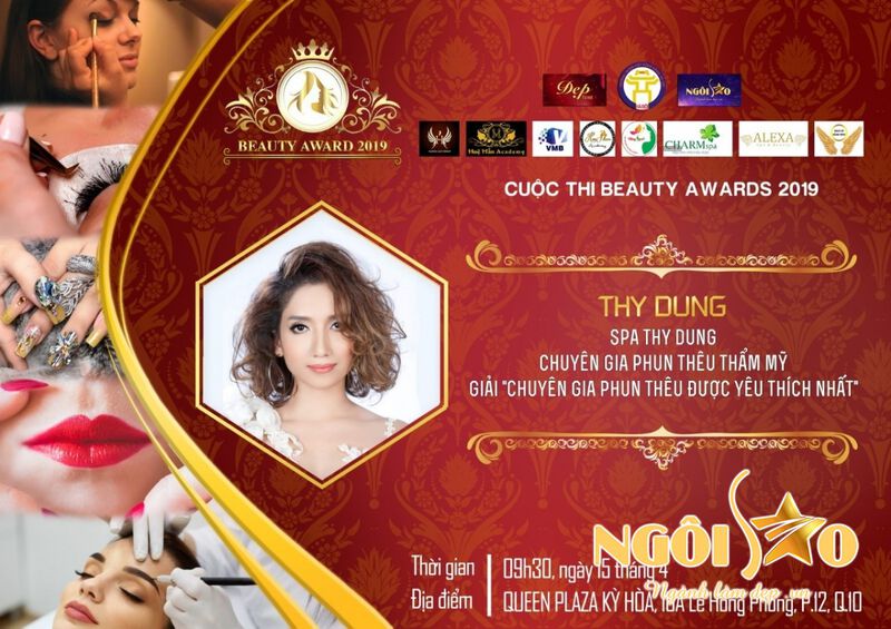 ​Cơ hội nào cho chuyên gia Thy Dung chiến thắng tại hạng mục Chuyên gia phun thêu được yêu thích nhất Beauty Award 2019? 1