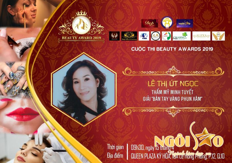 Chuyên gia Út Ngọc – Ứng viên sáng giá của giải thưởng Bàn tay vàng phun xăm thẩm mỹ tại Beauty Award 2019 4